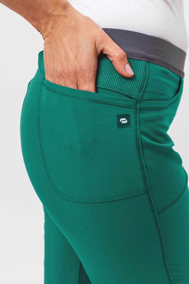 Women's Cherokee Infinity Slim Pull-on scrub trousers green-2