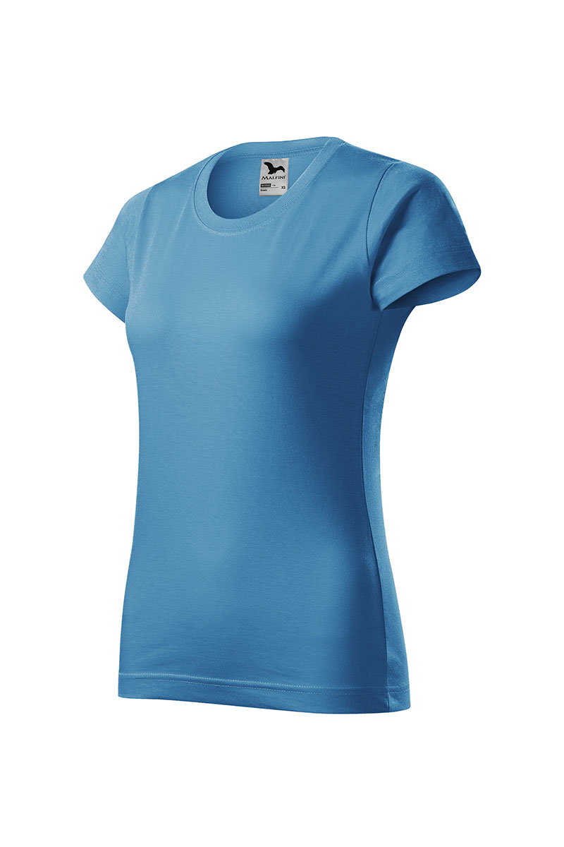 Women’s Malfini Basic T-shirt azure blue-1