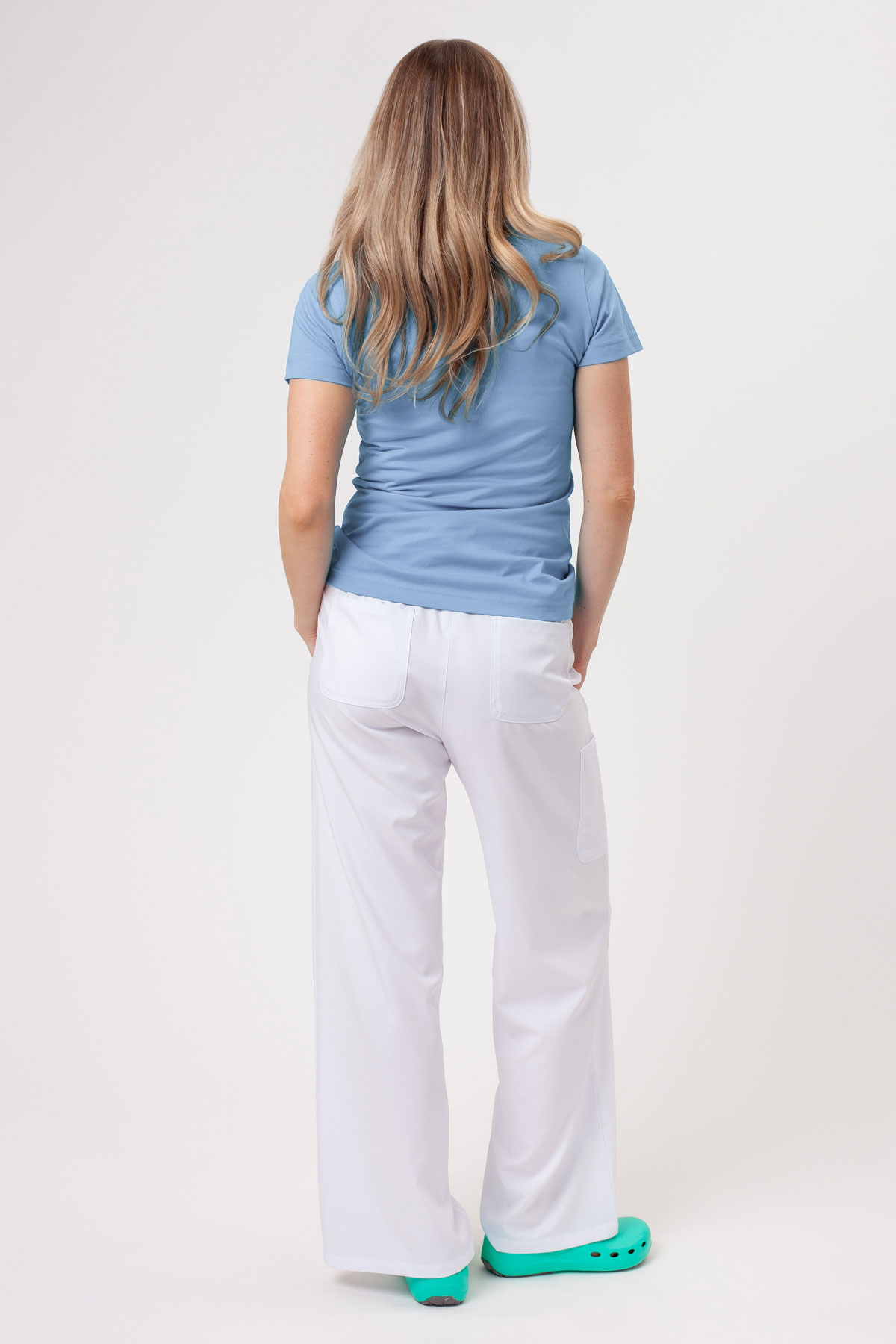 Women’s Malfini Basic T-shirt sky blue-3
