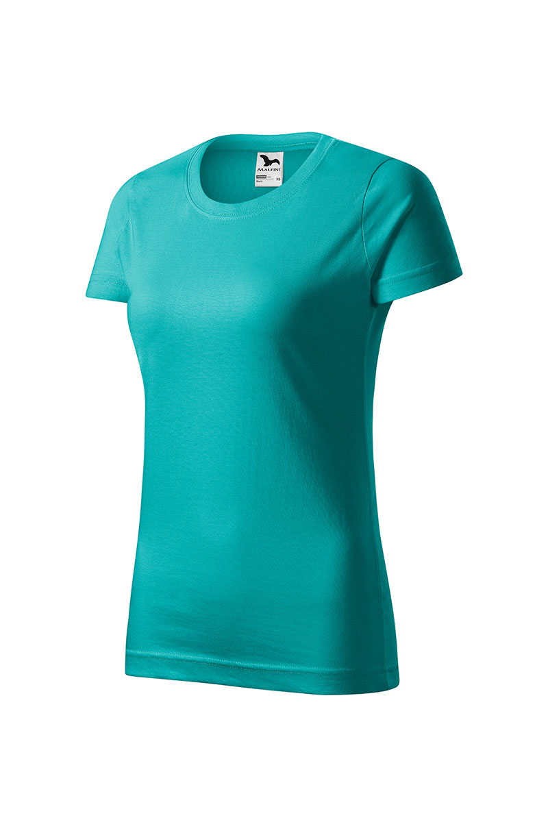 Women’s Malfini Basic T-shirt teal blue-3