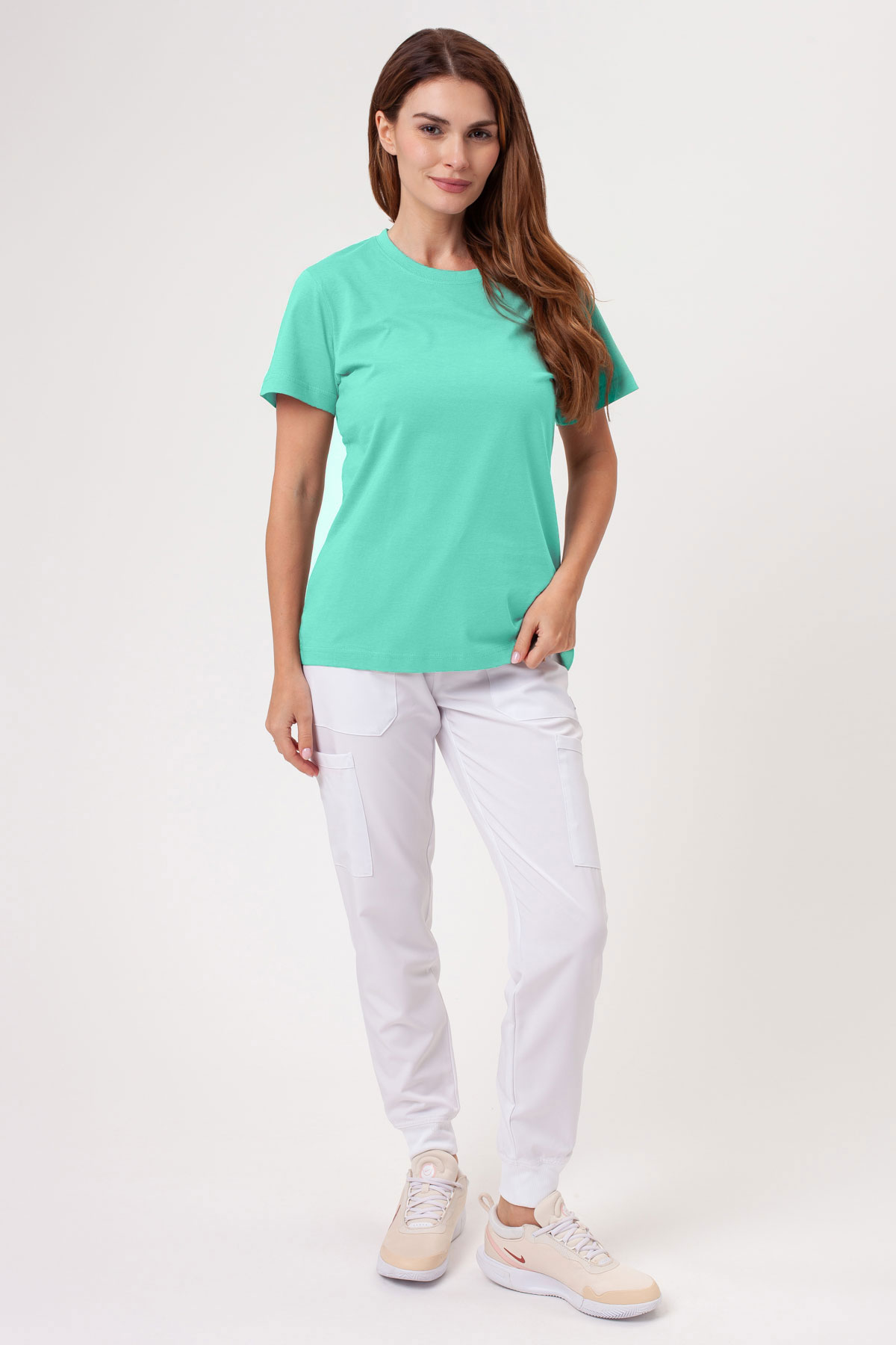Women’s Malfini Basic T-shirt mint-1