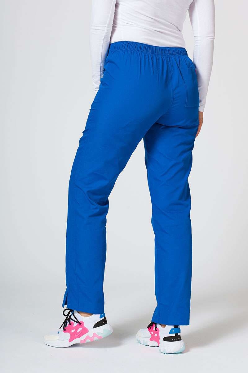Women’s Maevn Red Panda scrub trousers royal blue-1