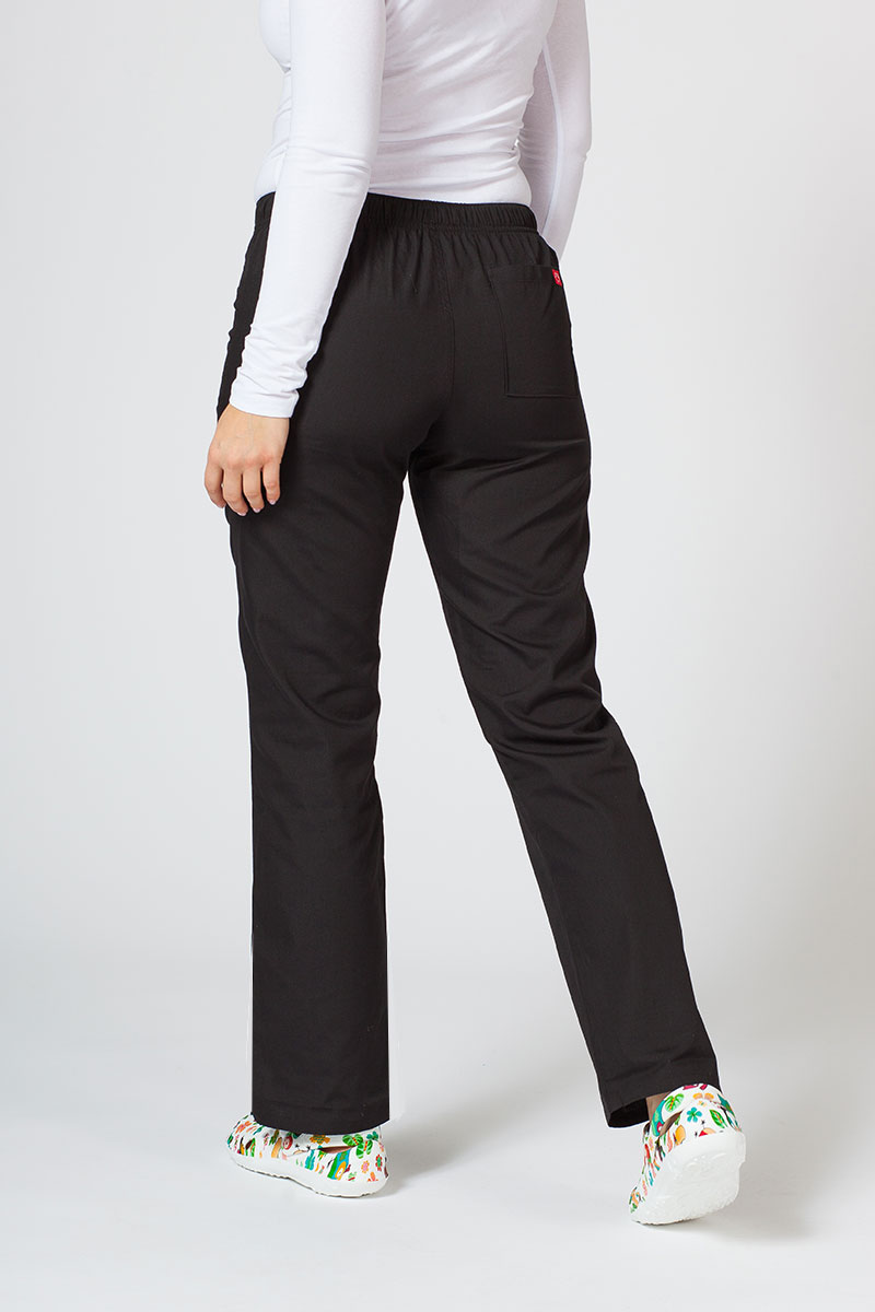 Women’s Maevn Red Panda scrub trousers black-3