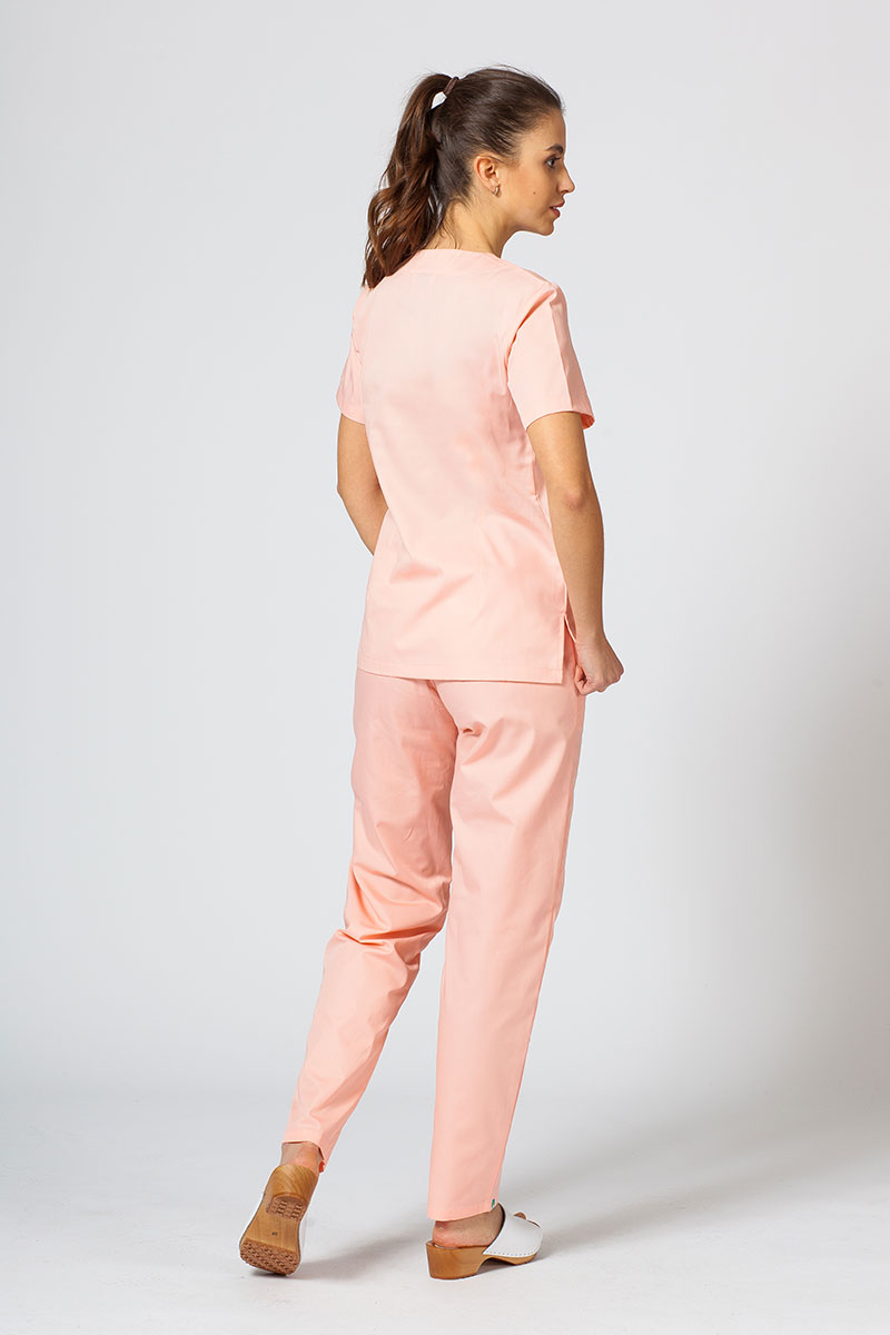 Women's Sunrise Uniforms Basic Light scrub top blush pink-2