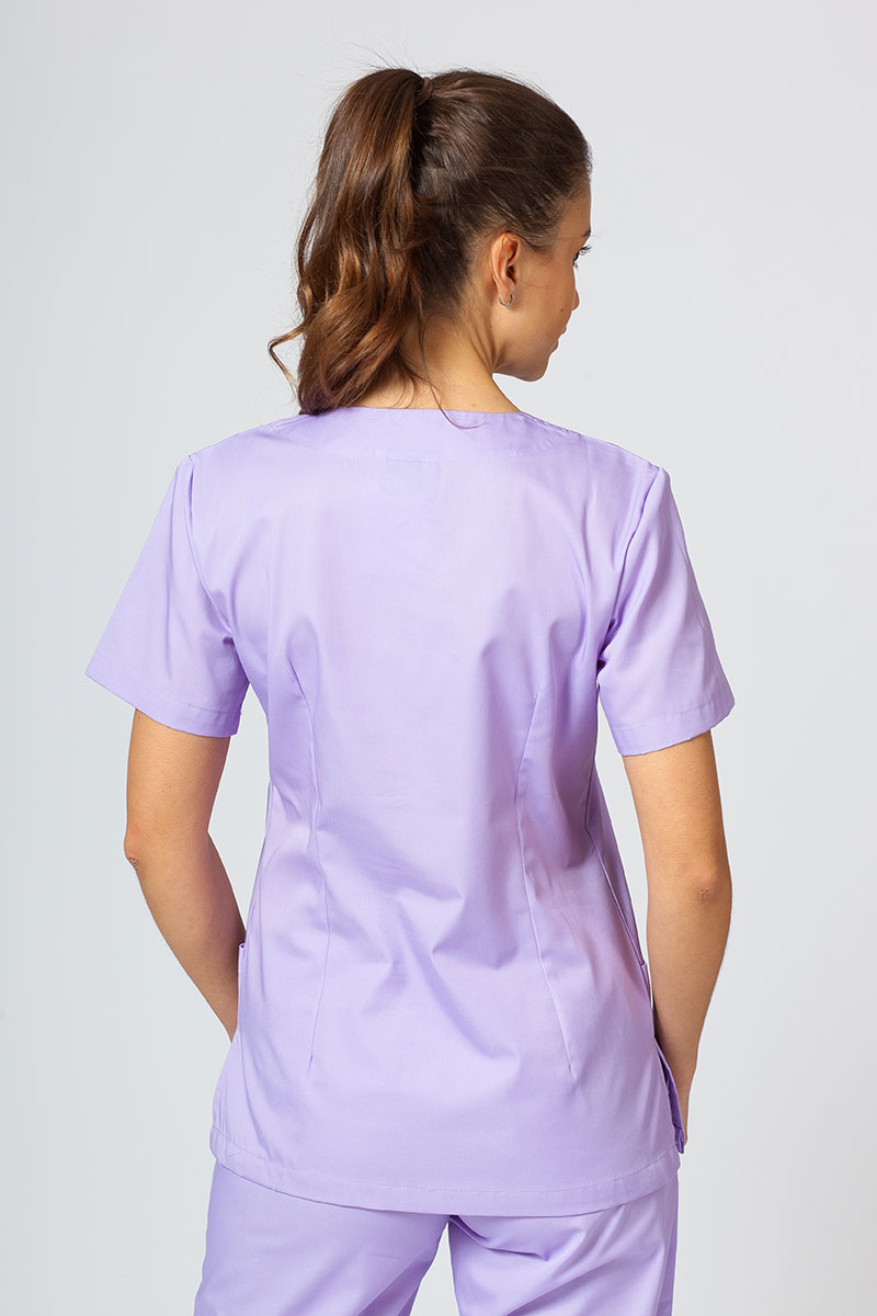 Women's Sunrise Uniforms Basic Light scrub top lavender-2