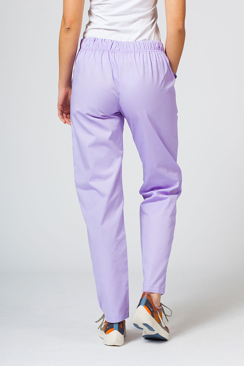 Women’s Sunrise Uniforms Basic Classic scrubs set (Light top, Regular trousers) lavender-7