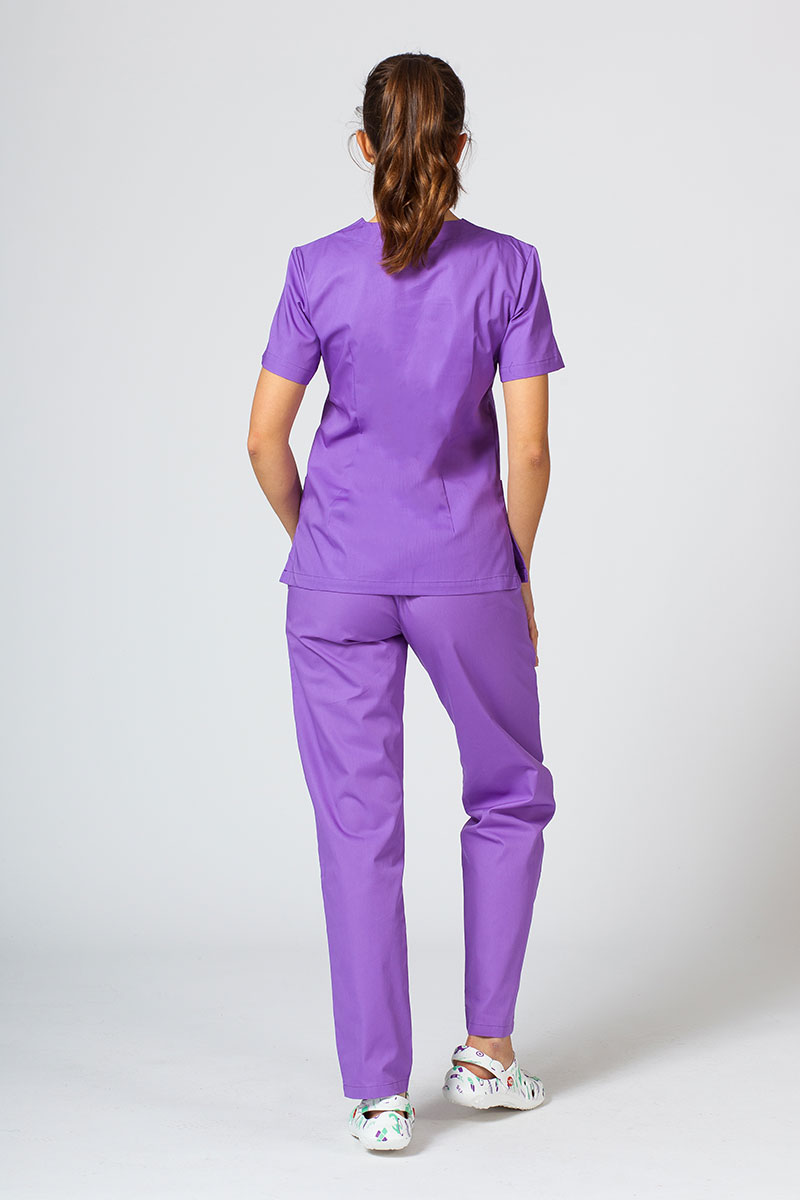 Women's Sunrise Uniforms Basic Light scrub top violet-4