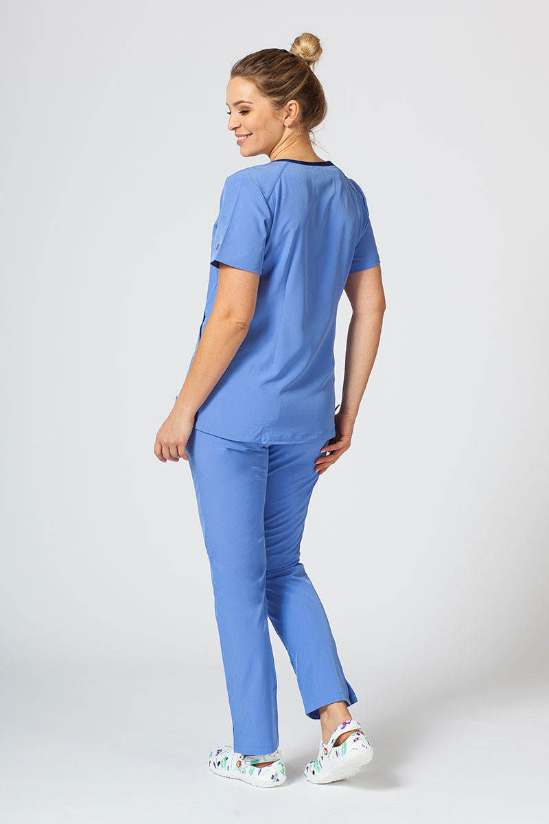 Women's Maevn Matrix Impulse Stylish scrub trousers ceil blue-6