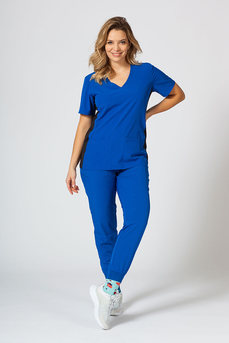 Women's Maevn Matrix Impulse scrubs set royal blue-1