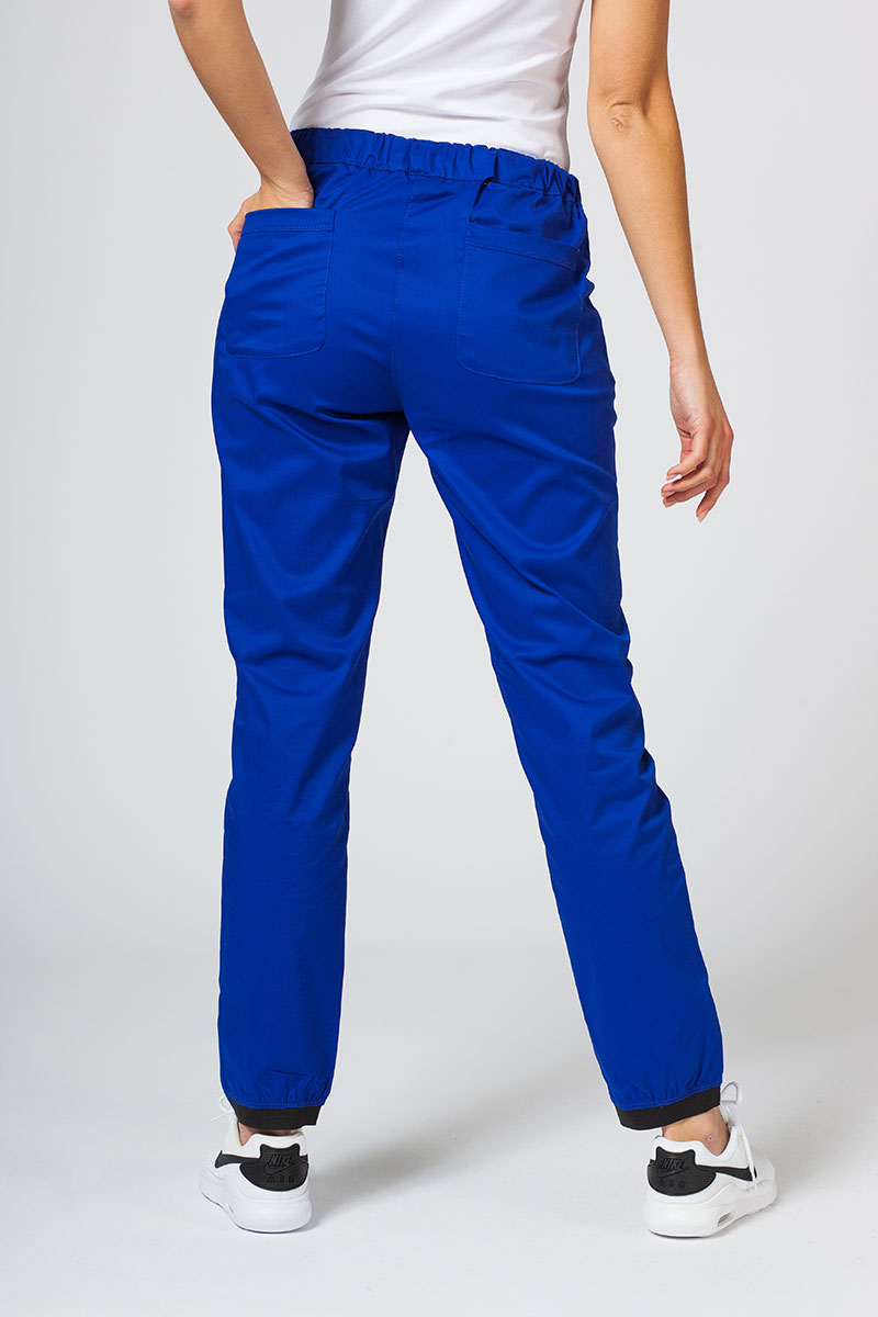 Women’s Sunrise Uniforms scrubs set (Kangaroo top, Loose trousers) navy-7