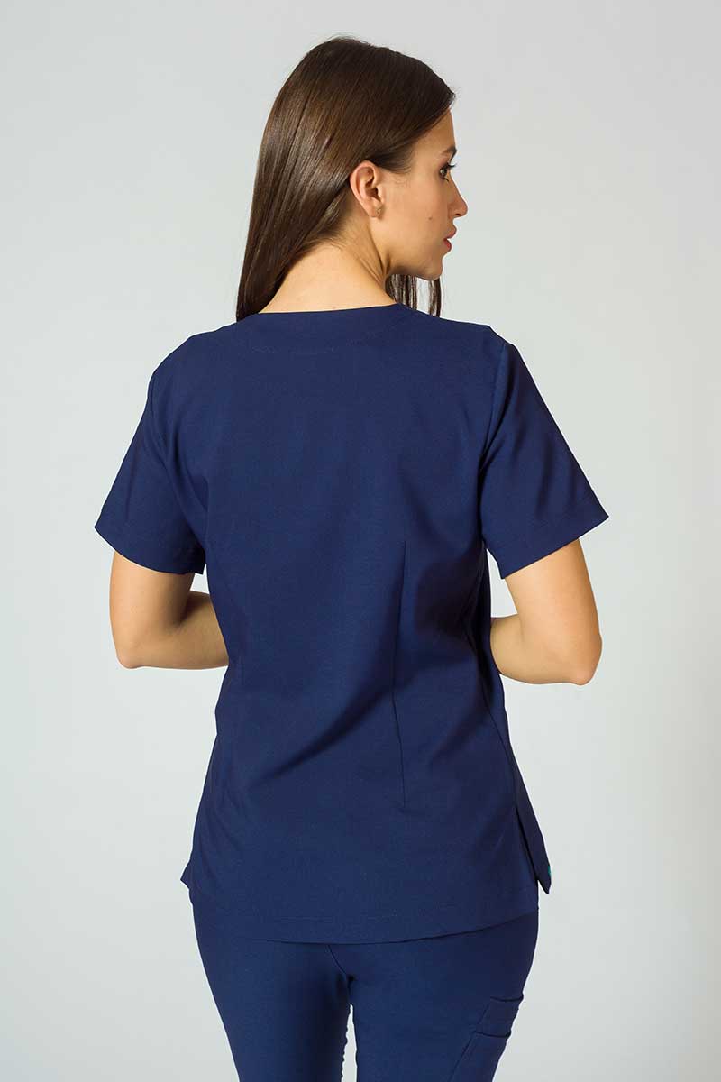 Women's Sunrise Uniforms Premium scrubs set (Joy top, Chill trousers) true navy-4