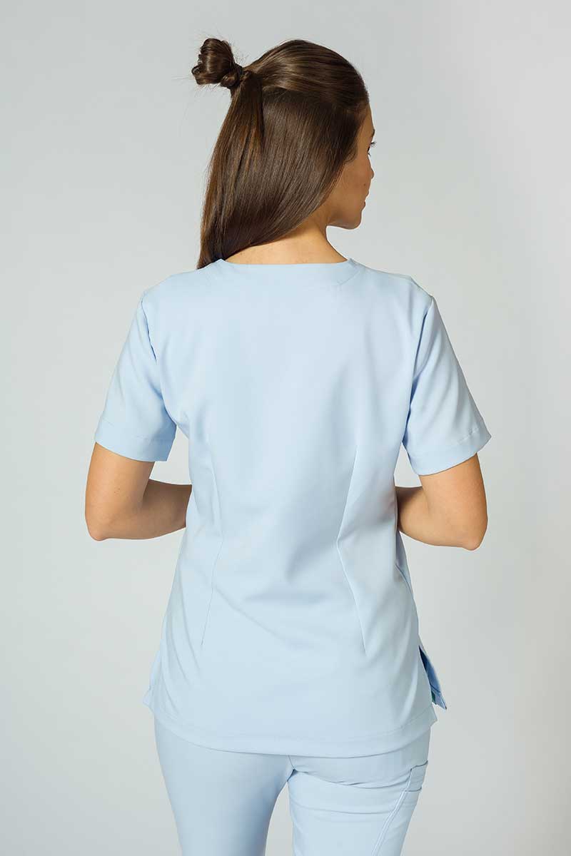 Women's Sunrise Uniforms Premium scrubs set (Joy top, Chill trousers) ceil blue-6