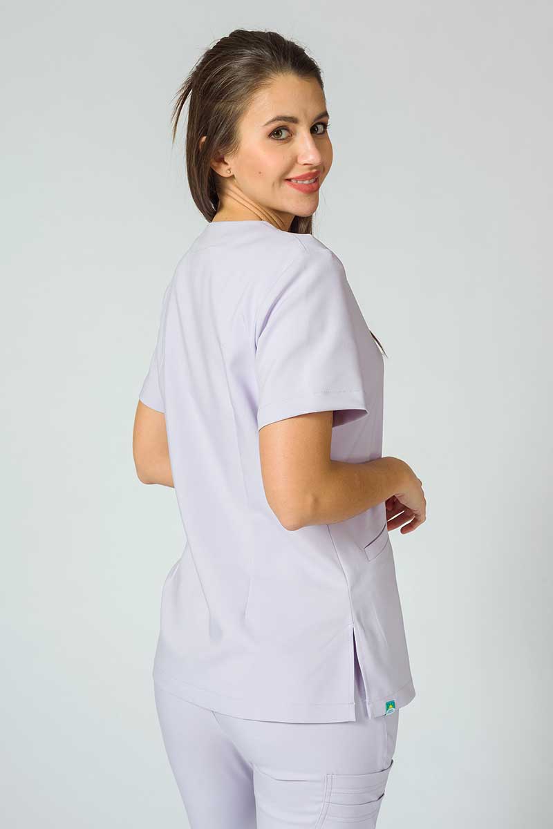 Women's Sunrise Uniforms Premium scrubs set (Joy top, Chill trousers) lavender-3