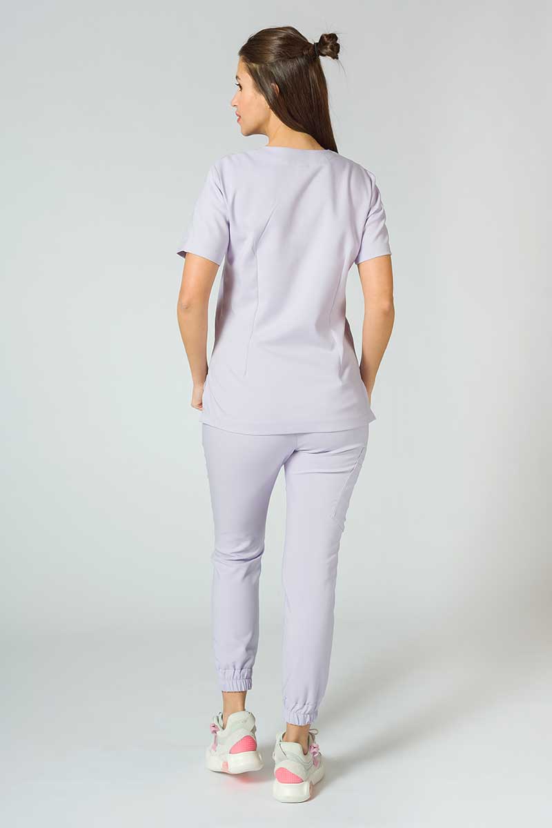 Women's Sunrise Uniforms Premium scrubs set (Joy top, Chill trousers) lavender-1