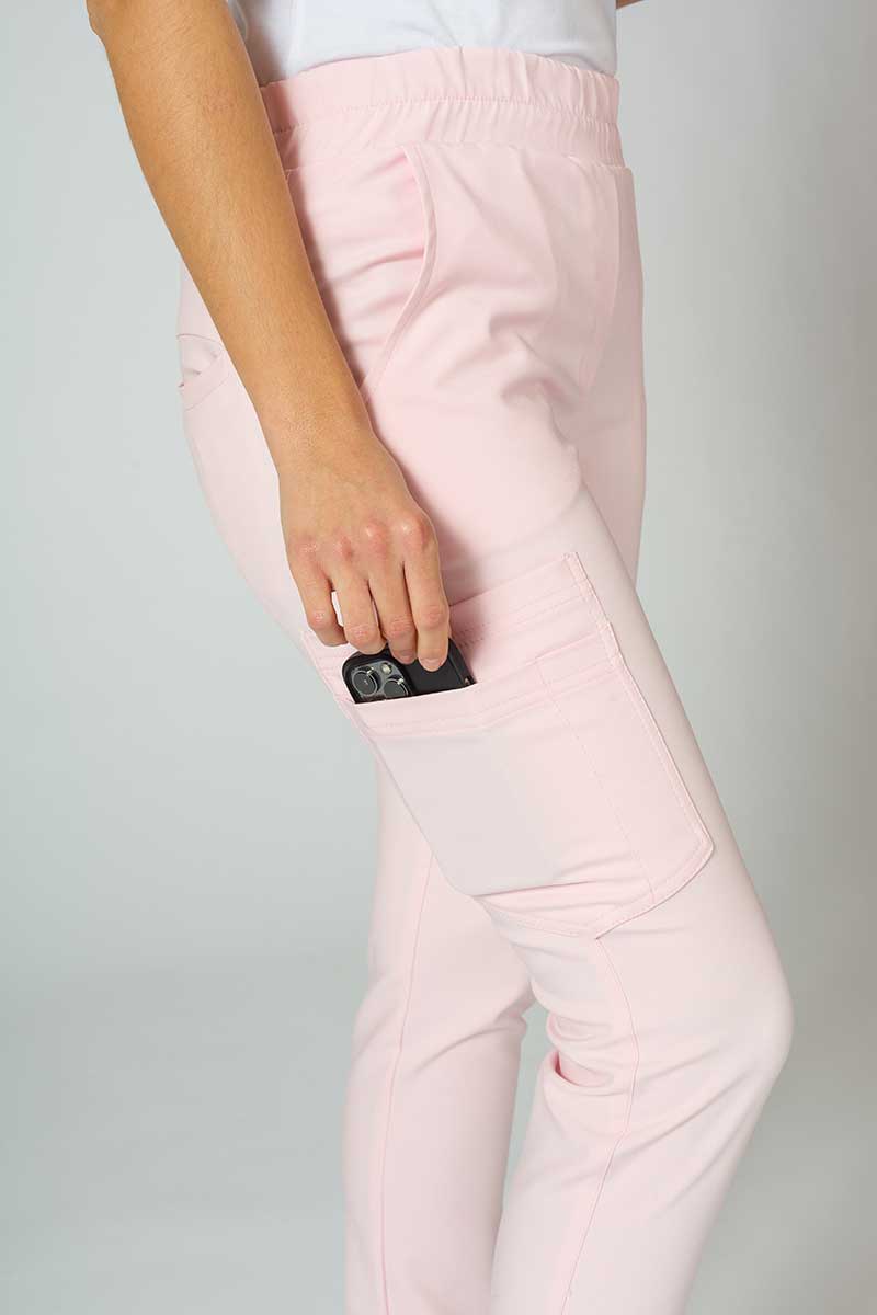Women's Sunrise Uniforms Premium scrubs set (Joy top, Chill trousers) blush pink-11