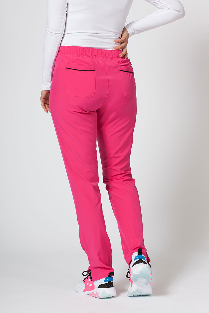 Women's Maevn Matrix Impulse Stylish scrubs set hot pink-7
