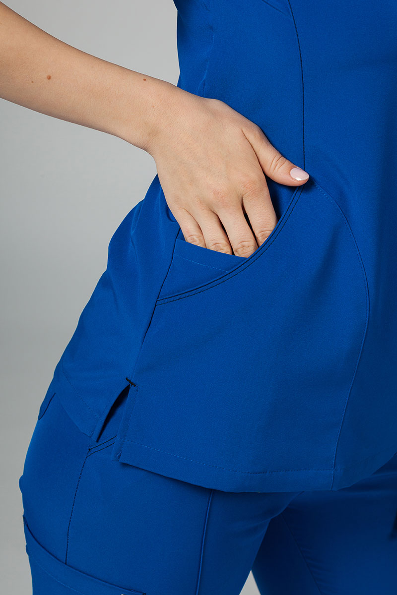 Women's Maevn Matrix Impulse Stylish scrubs set royal blue-6