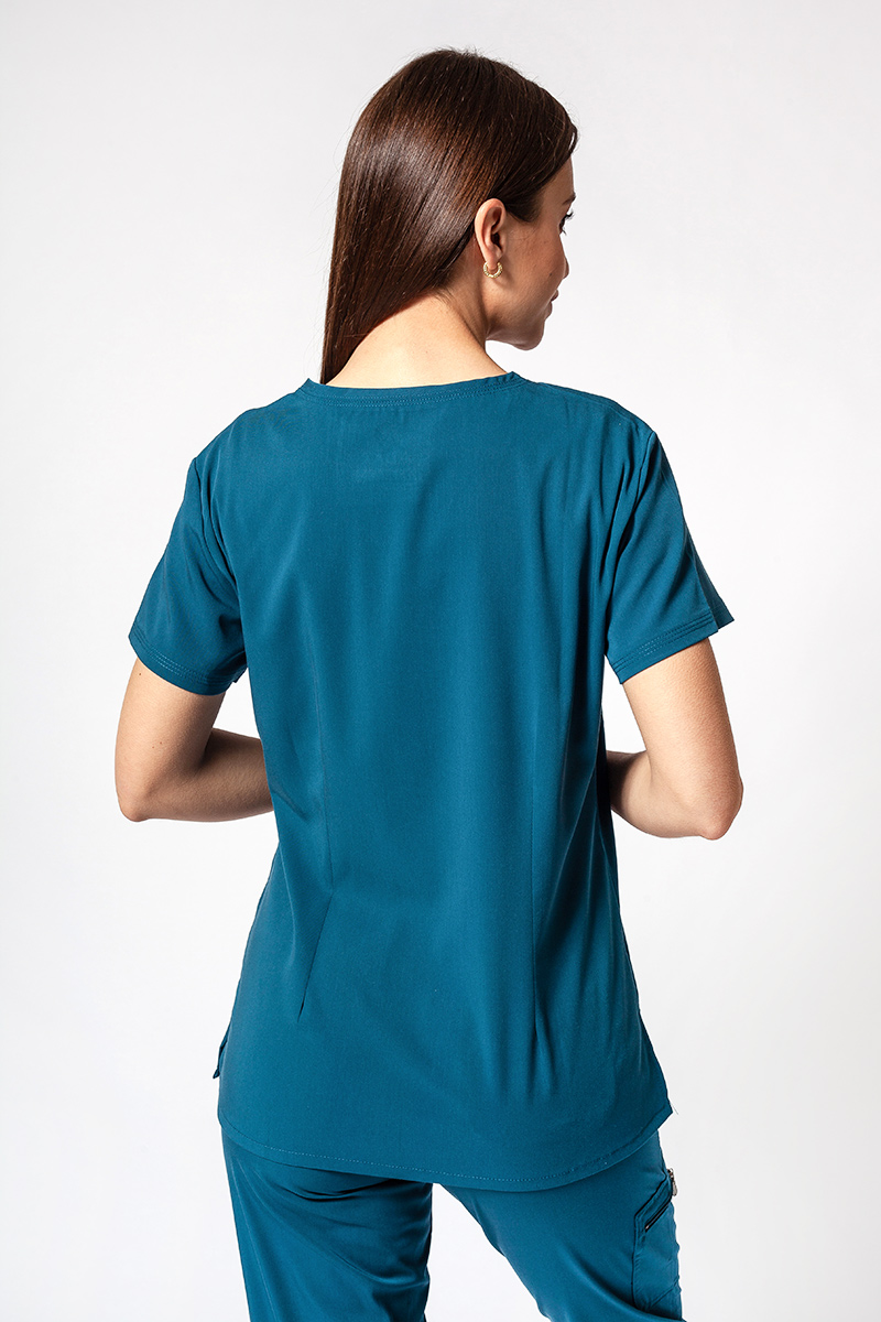 Adar Uniforms scrubs set Ultimate (with Sweetheart top – elastic) caribbean blue-3