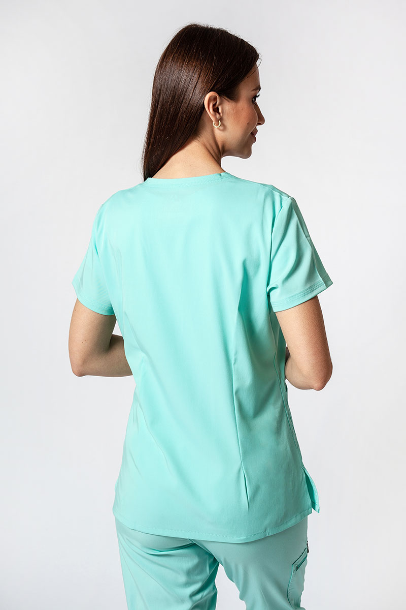 Adar Uniforms scrubs set Ultimate (with Sweetheart top – elastic) aqua-3
