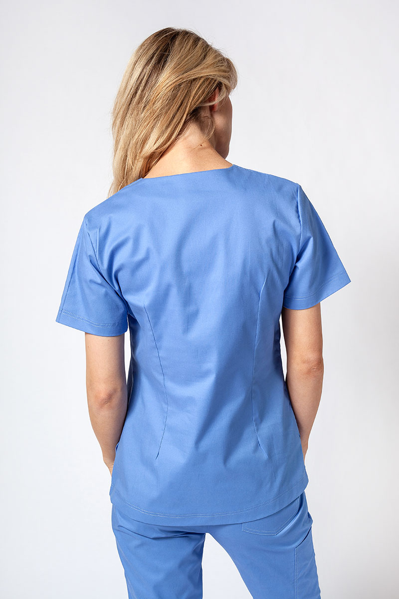 Men's Sunrise Uniforms Active III scrubs set (Bloom top, Air trousers) ceil blue-3