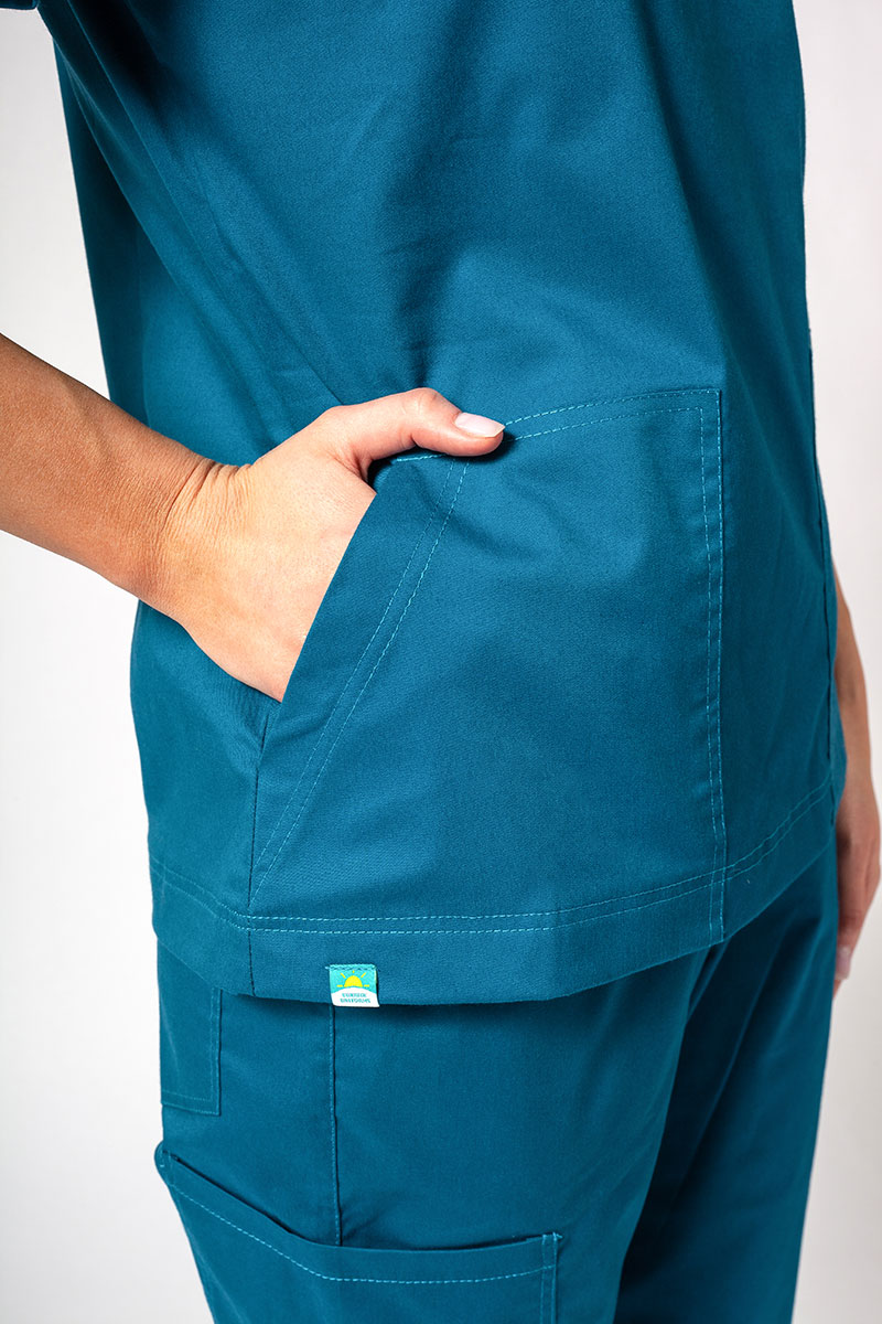 Men's Sunrise Uniforms Active III scrubs set (Bloom top, Air trousers) caribbean blue-5