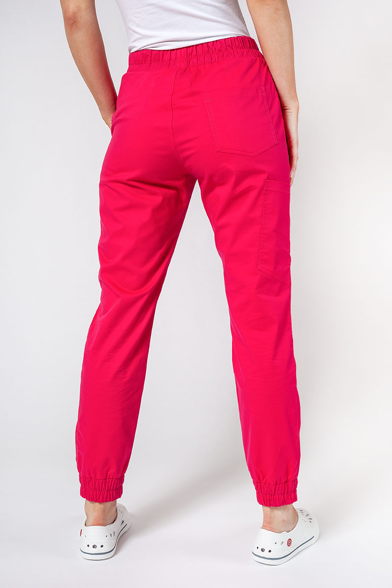 Men's Sunrise Uniforms Active III scrubs set (Bloom top, Air trousers) raspberry-7