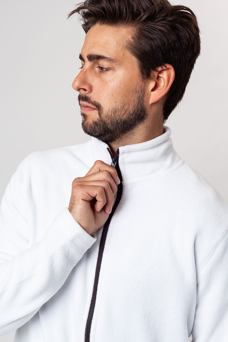 Men’s Malifni shift fleece top (GRS) white-5