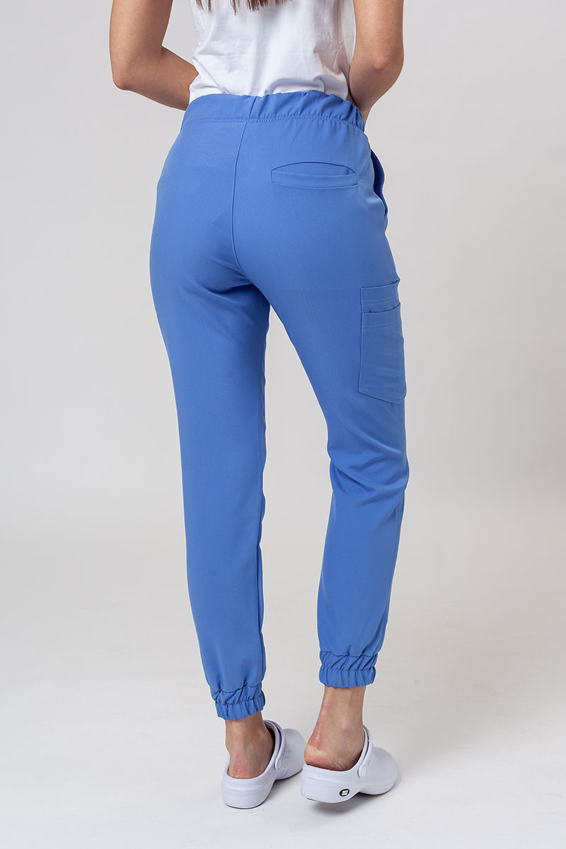 Women's Sunrise Uniforms Premium scrubs set (Joy top, Chill trousers) blue-7