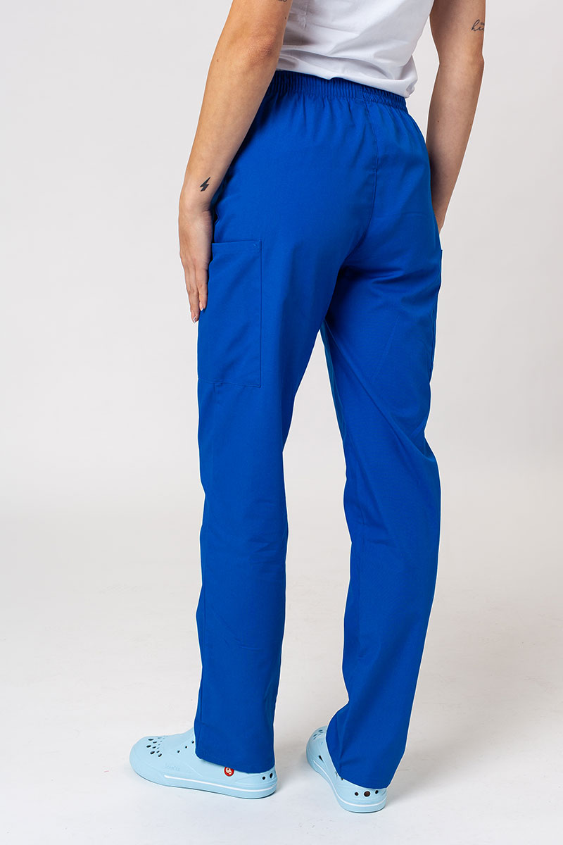 Women's Cherokee Originals scrubs set (V-neck top, N.Rise trousers) royal blue-8