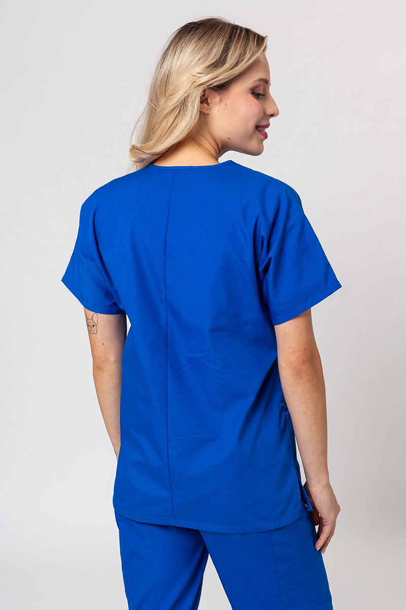 Women's Cherokee Originals scrubs set (V-neck top, N.Rise trousers) royal blue-3