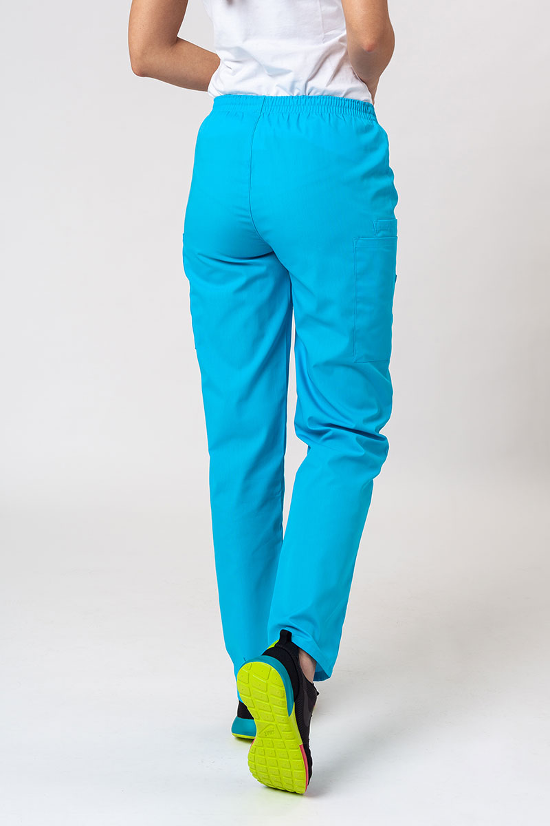 Women's Cherokee Originals scrubs set (V-neck top, N.Rise trousers) turquoise-8
