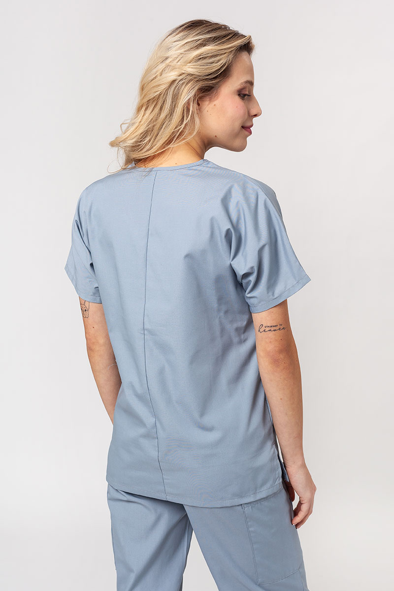 Women's Cherokee Originals scrubs set (V-neck top, N.Rise trousers) grey-3