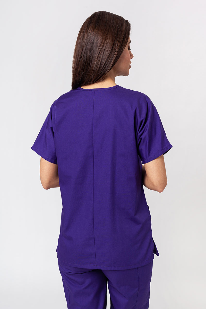Women's Cherokee Originals scrubs set (V-neck top, N.Rise trousers) grape-3