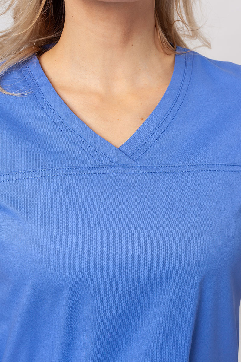 Women's Cherokee Core Stretch scrubs set (Core top, Mid Rise trousers) ceil blue-9