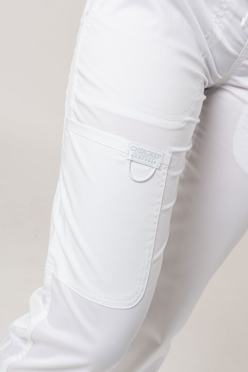 Women's Cherokee Revolution scrubs set (Soft top, Cargo trousers) white-13