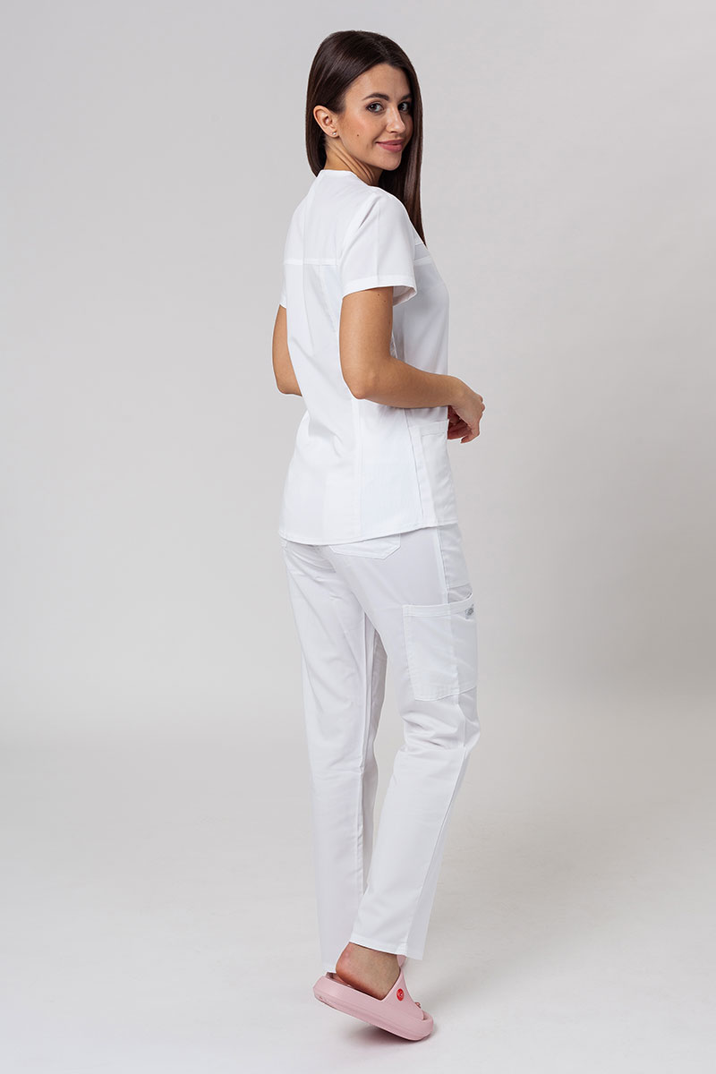Women’s Dickies Balance Mid Rise scrub trousers white-7