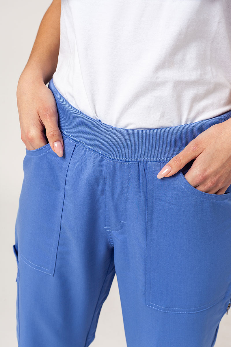 Women's Dickies Balance scrubs set (V-neck top, Mid Rise trousers) ceil blue-11