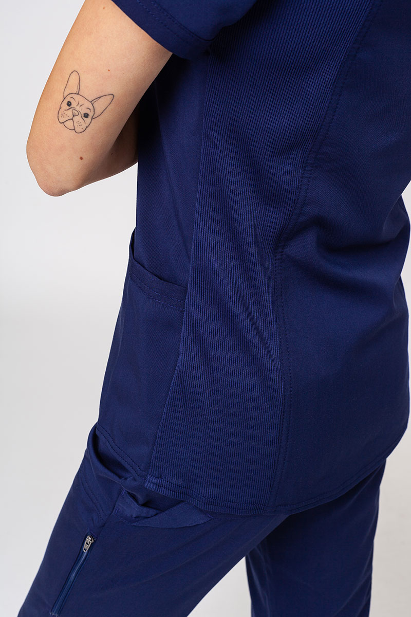 Women's Dickies Balance scrubs set (V-neck top, Mid Rise trousers) true navy-7