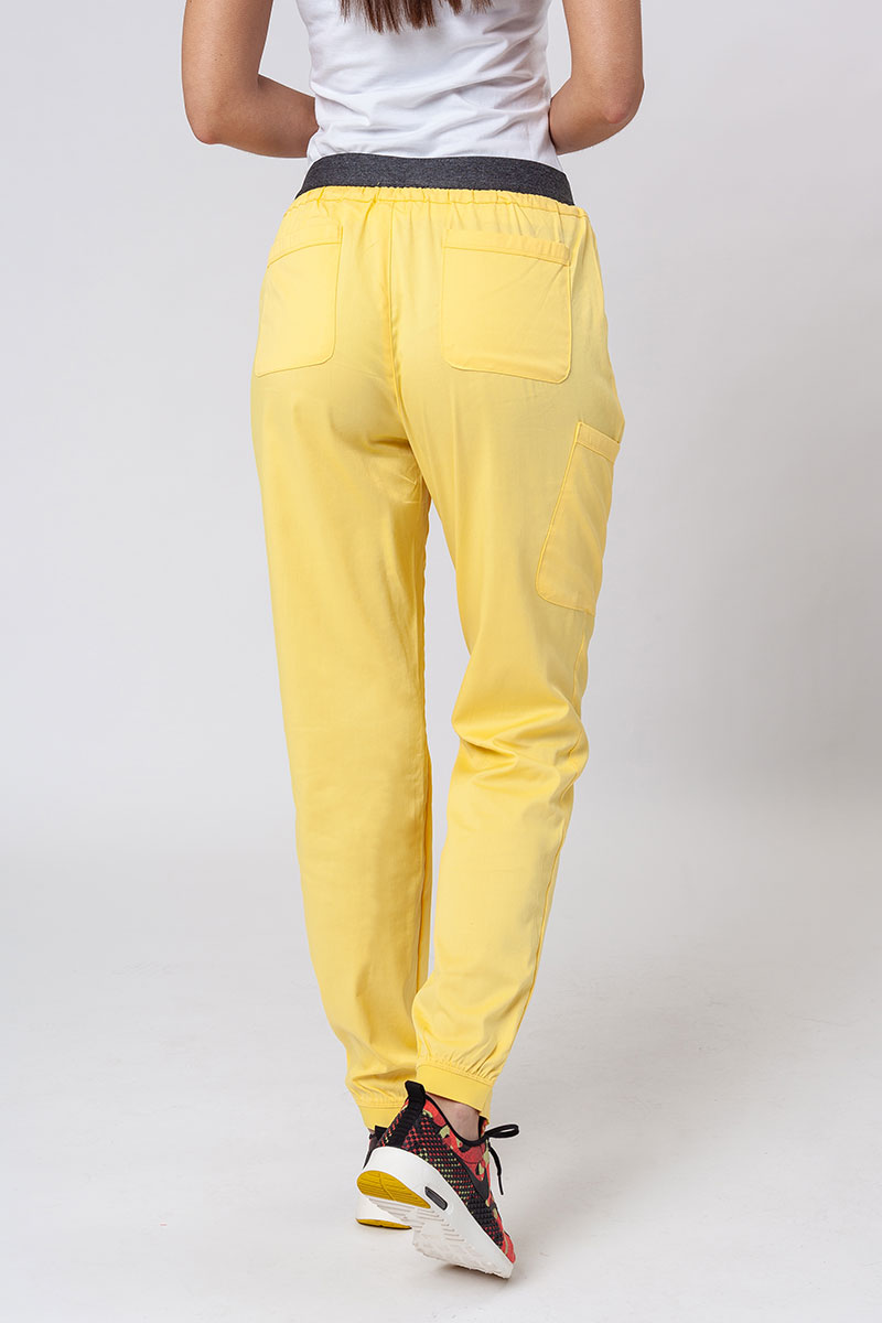 Women's Maevn Matrix Contrast scrubs set sunshine yellow-9