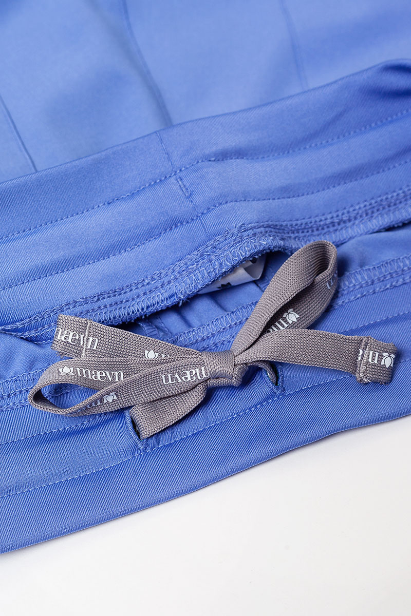 Women's Maevn Momentum scrubs set (Asymetric top, Jogger trousers) ceil blue-12