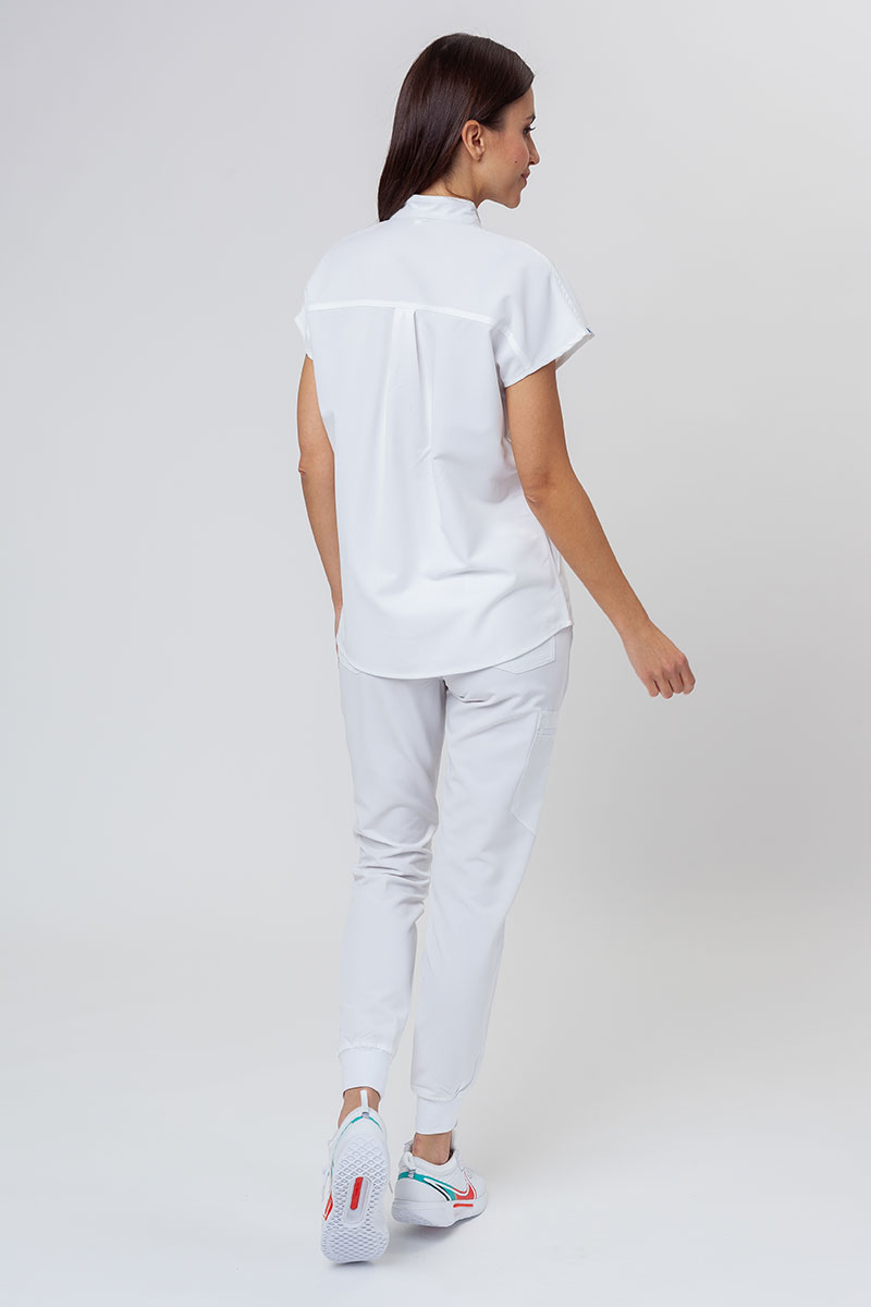 Women's Uniforms World 518GTK™ Avant scrub top white-7