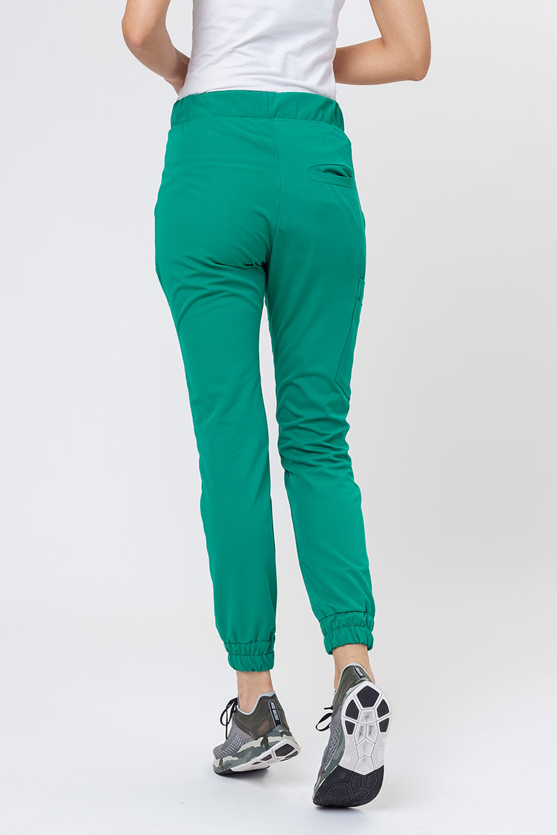 Women's Sunrise Uniforms Premium Chill jogger scrub trousers green-1