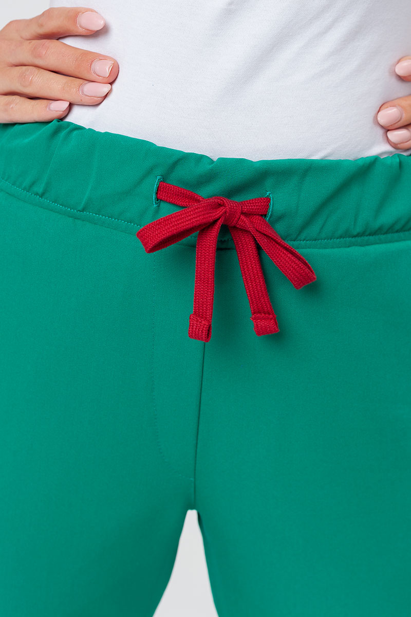 Women's Sunrise Uniforms Premium Chill jogger scrub trousers green-3