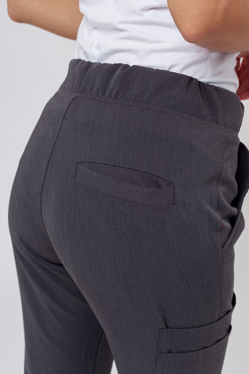 Women's Sunrise Uniforms Premium Chill jogger scrub trousers heather grey-5