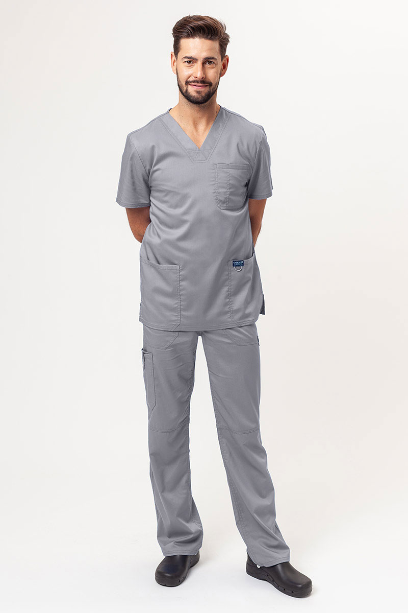 Men’s Cherokee Revolution Fly Cargo scrub trousers grey-6