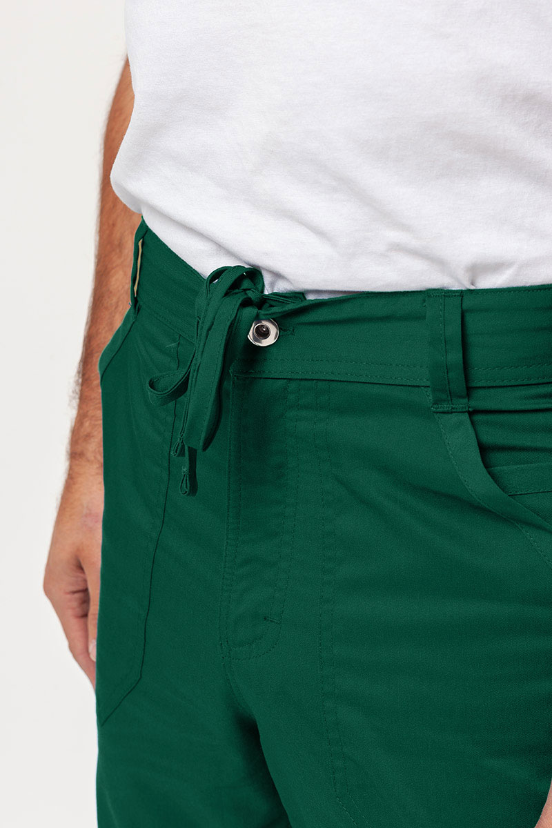 Men's Cherokee Revolution scrubs set (V-neck top, Fly Cargo trousers) hunter green-8