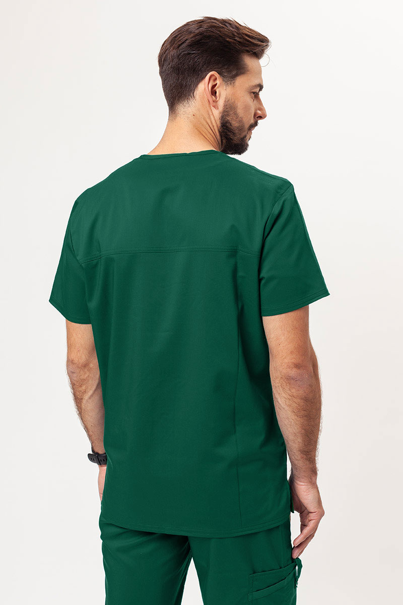 Men's Cherokee Revolution scrubs set (V-neck top, Fly Cargo trousers) hunter green-3