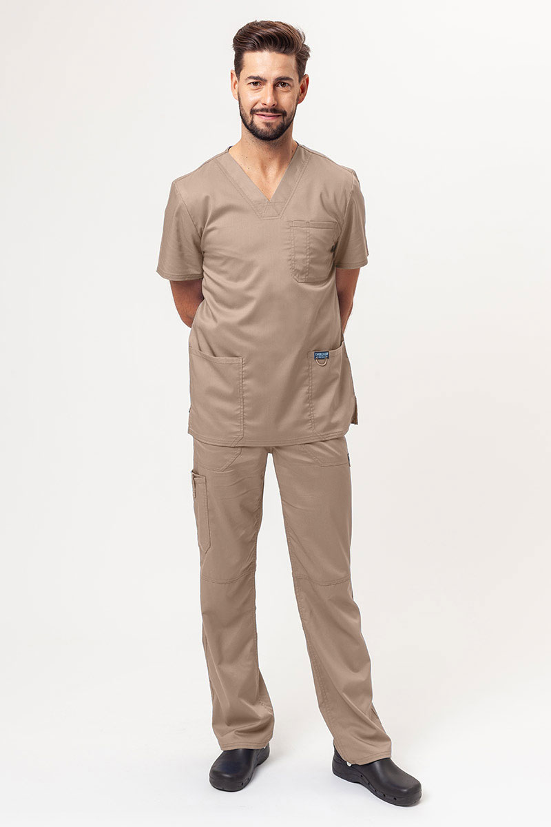 Men’s Cherokee Revolution Fly Cargo scrub trousers khaki-6