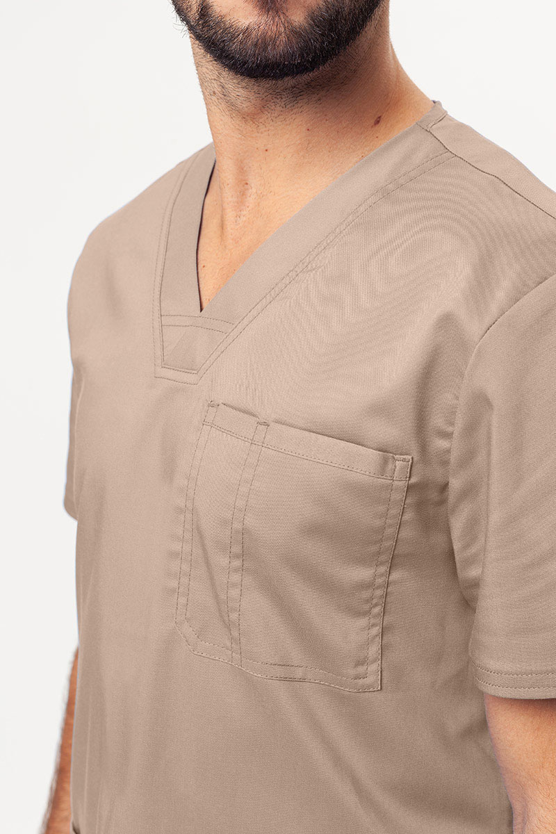 Men's Cherokee Revolution scrubs set (V-neck top, Fly Cargo trousers) khaki-4
