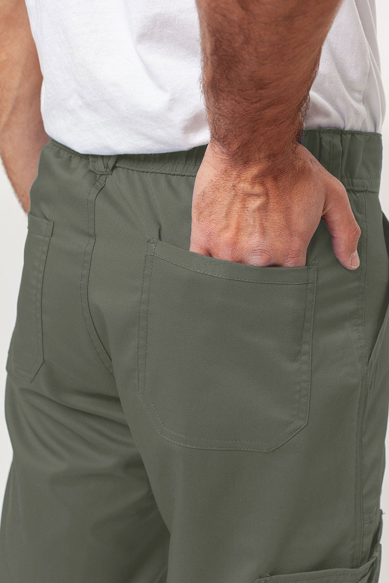 Men's Cherokee Revolution scrubs set (V-neck top, Fly Cargo trousers) olive-12